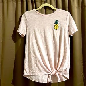 Old Navy pink pineapple top